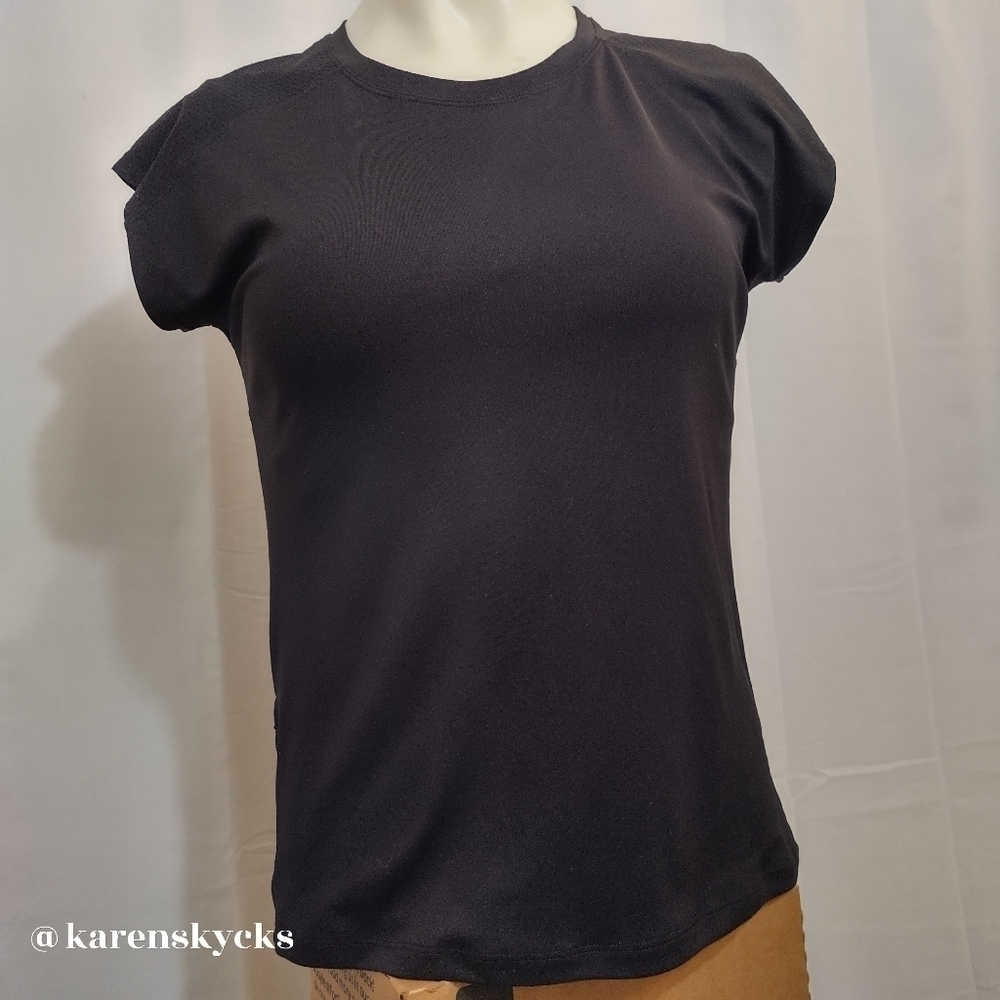 𝅺CHAMPION Sz Small Black Short Sleeve Workout Shirt